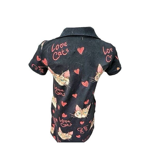 Feifannhui Black Kitty Cat Heads Dress Size Small Cosplay Feminine - Picture 6 of 9